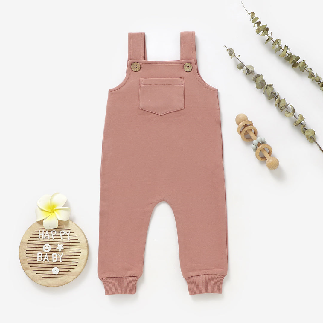 Organic Cotton Long Dungarees 0-36 Months