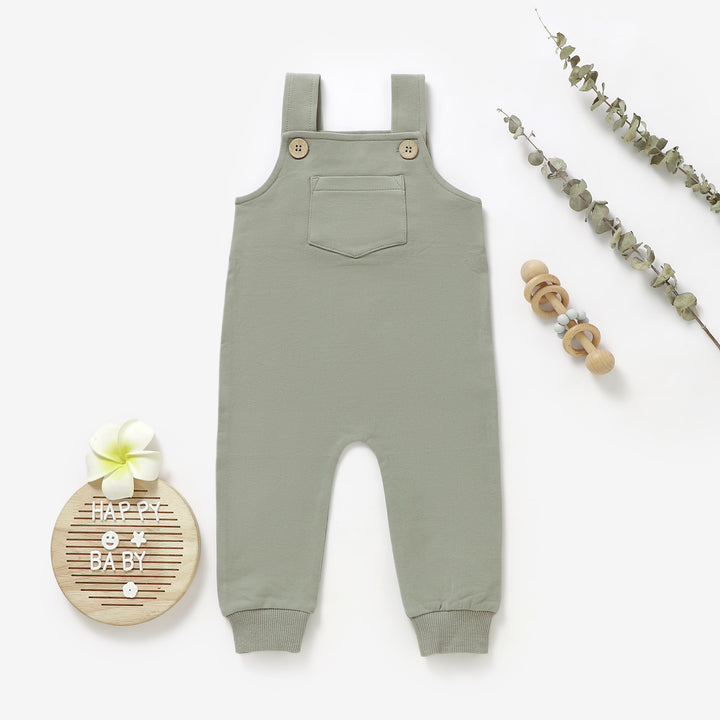 Organic Cotton Long Dungarees 0-36 Months