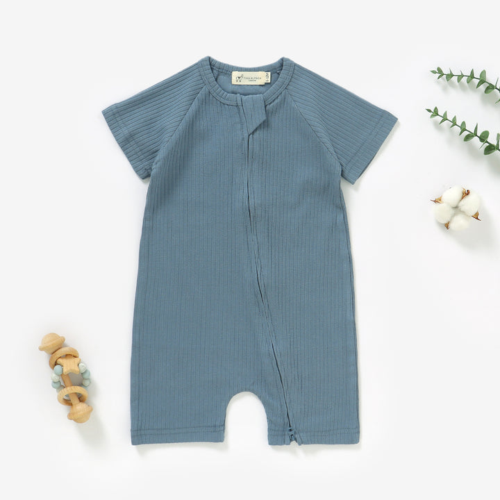 Organic Natural Cotton Baby Short Sleeve Romper 0-2 Years