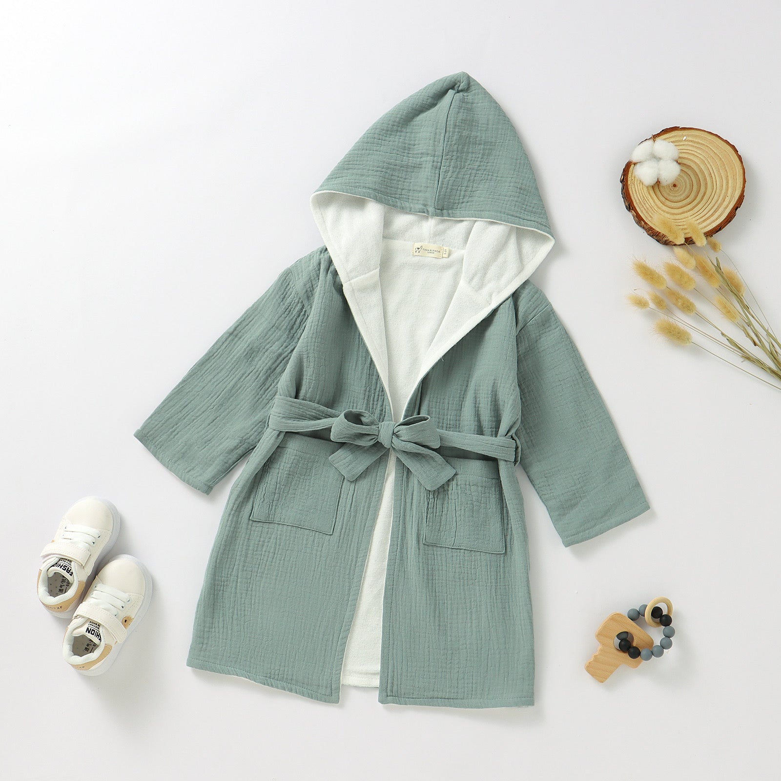 Tiny baby 2024 dressing gown