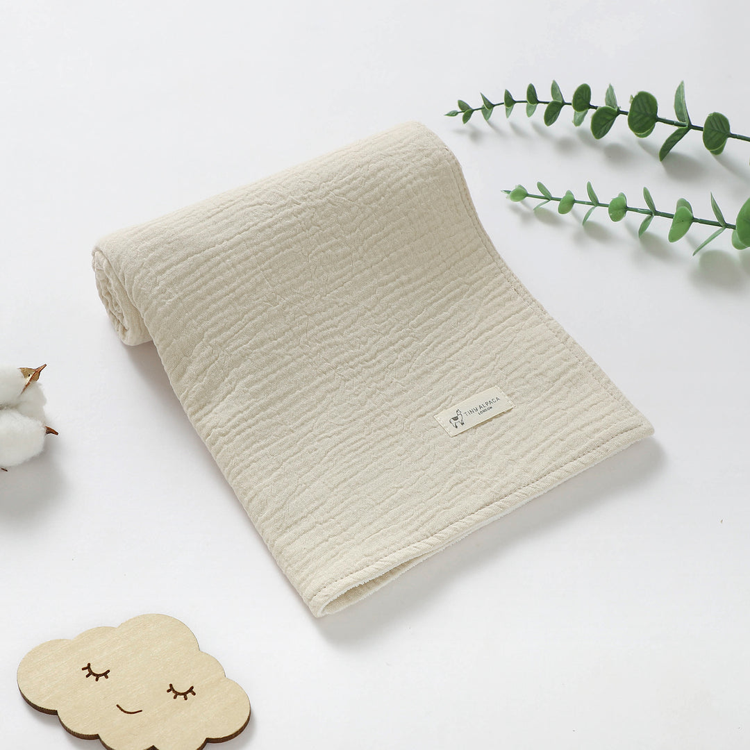 TINY ALPACA | ORGANIC COTTON BABY CHANGING MAT | 56X56CM - Tiny Alpaca UK