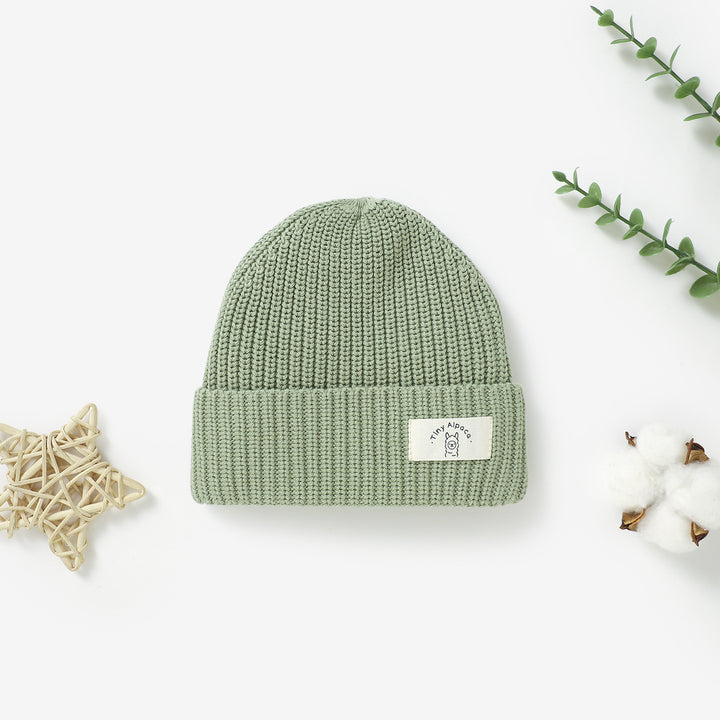 Organic Natural Cotton Baby Beanie Hats | 0-3 Years