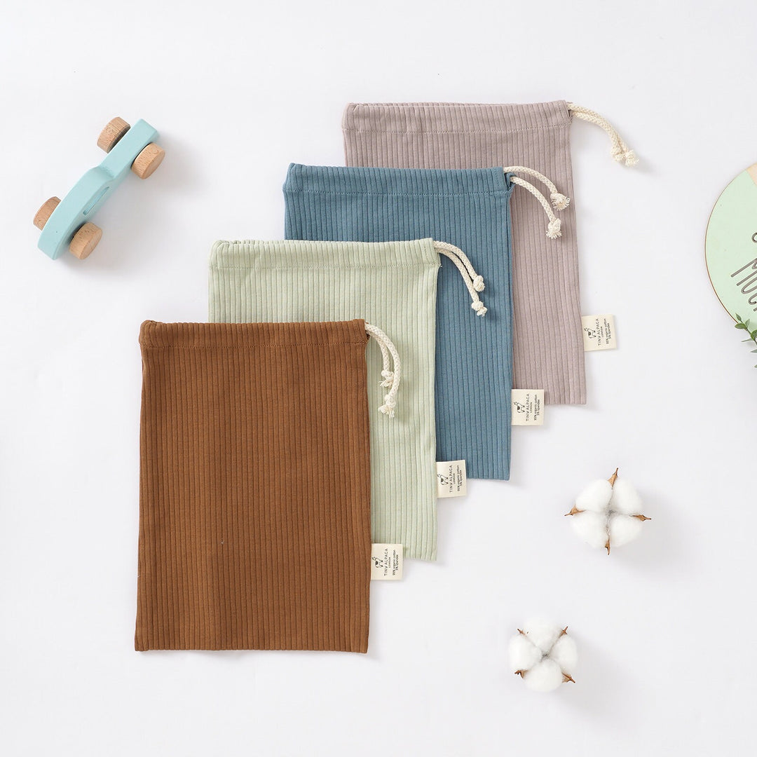 Organic Ribbed Baby Blanket  75x100cm