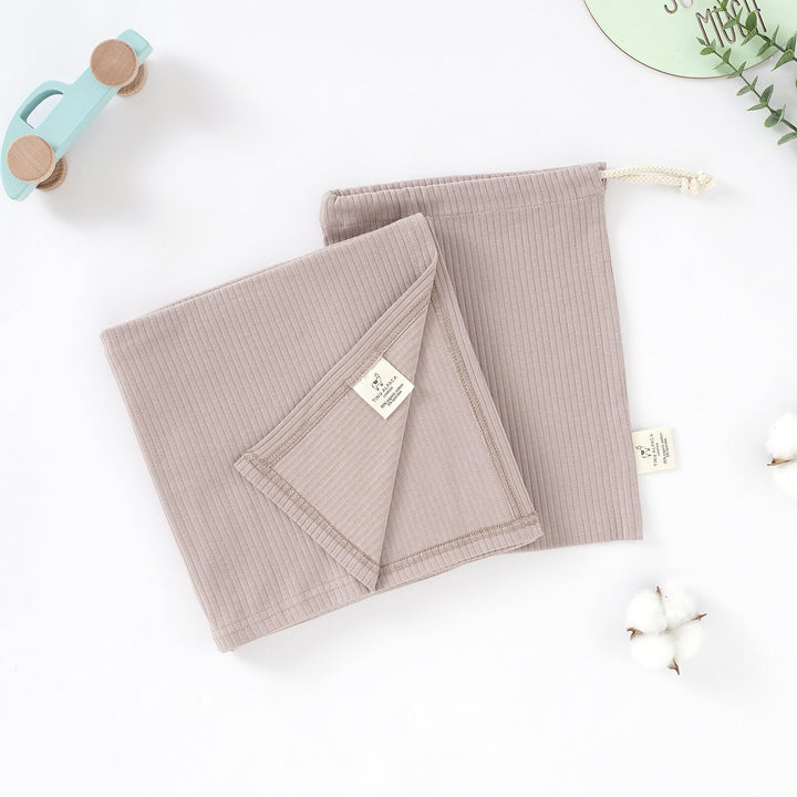 Organic Ribbed Baby Blanket  75x100cm