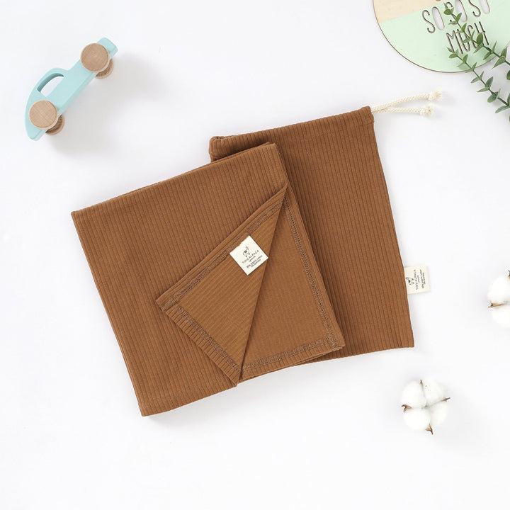 Organic Ribbed Baby Blanket  75x100cm