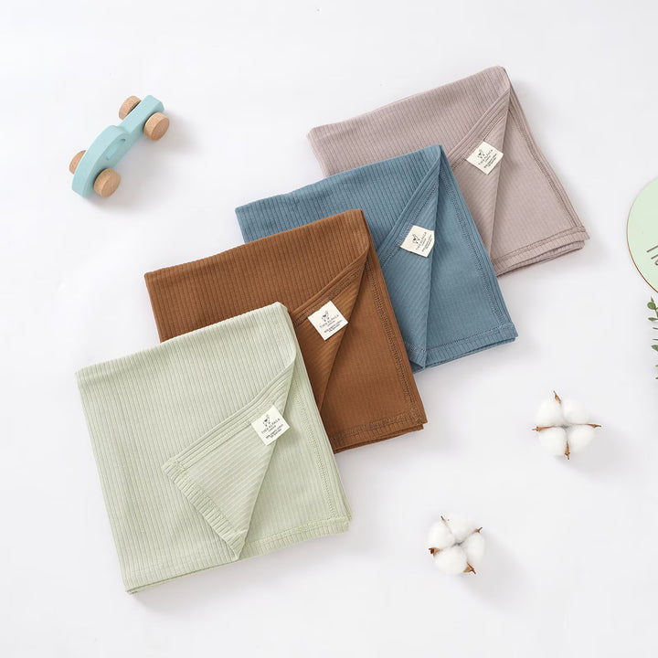 Organic Ribbed Baby Blanket  75x100cm