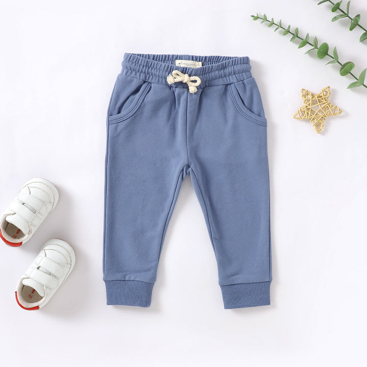 ORGANIC NATURAL COTTON BABY SWEATER BOTTOMS | 0-2 YEARS
