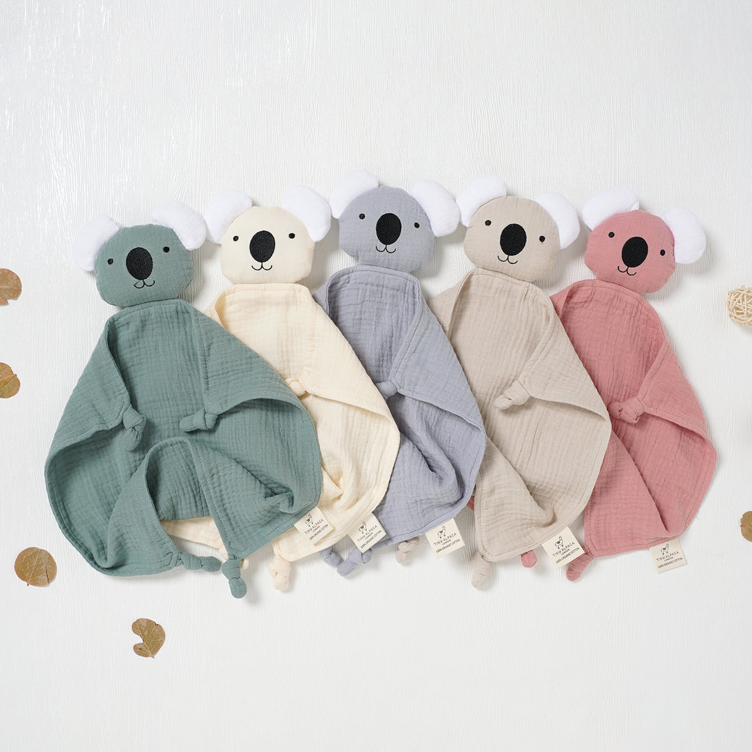 Koala Organic Cotton Security Blanket With Teether | 40x40CM