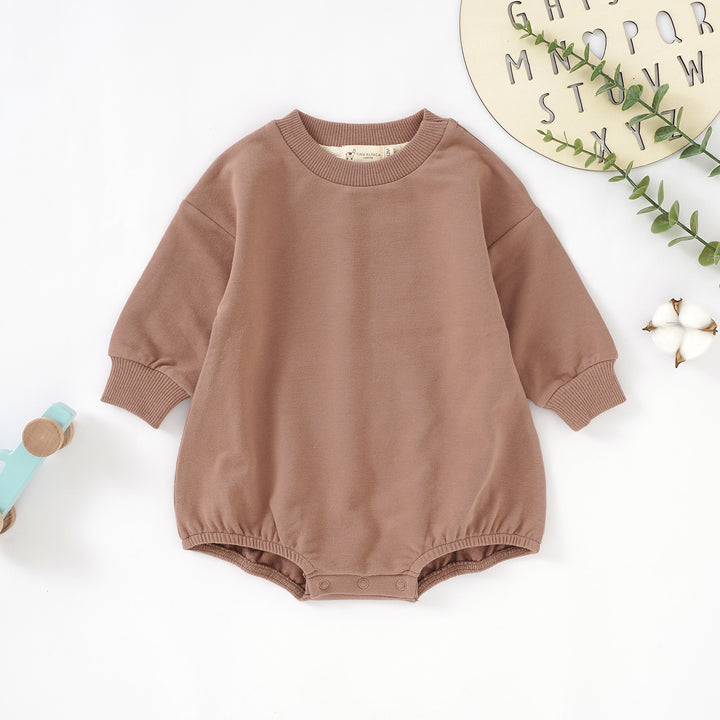 Organic Natural Cotton Baby Sweater Bodysuit