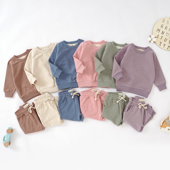 Organic Natural Cotton Baby Sweater Set | 0-2 Years