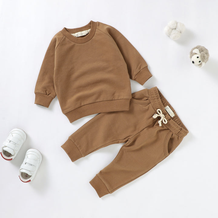Organic Natural Cotton Baby Sweater Set | 0-2 Years